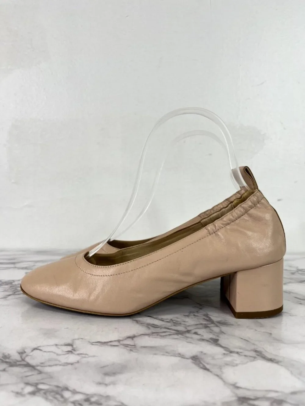 Everlane Women's Pale Rose The Italian Leather Day Heel Sz 5